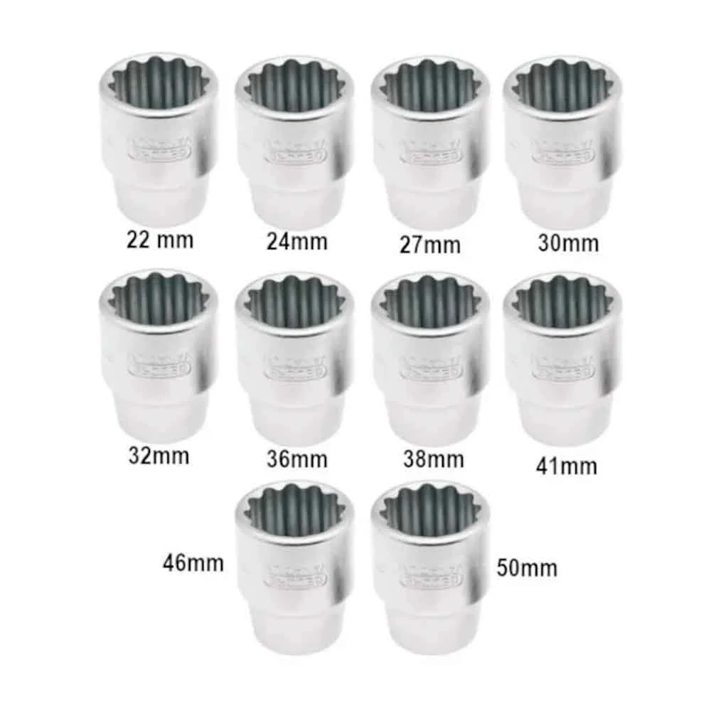 Jogo Soquete Gedore D32EMZ 3/4 Pol 22mm A 50mm 14pçs